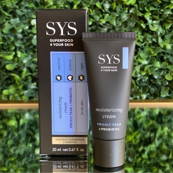 SYS Moisturizing Cream Prickly Pear + Probiotics | NEW | Face + Neck | 20mL - Picture 1 of 6